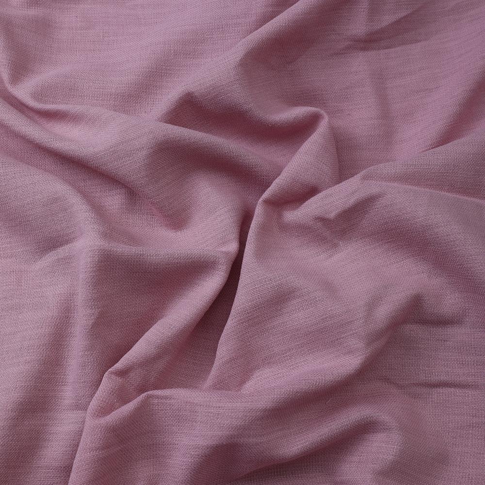 Pearl Blush Color Cotton Viscose Slub Fabric