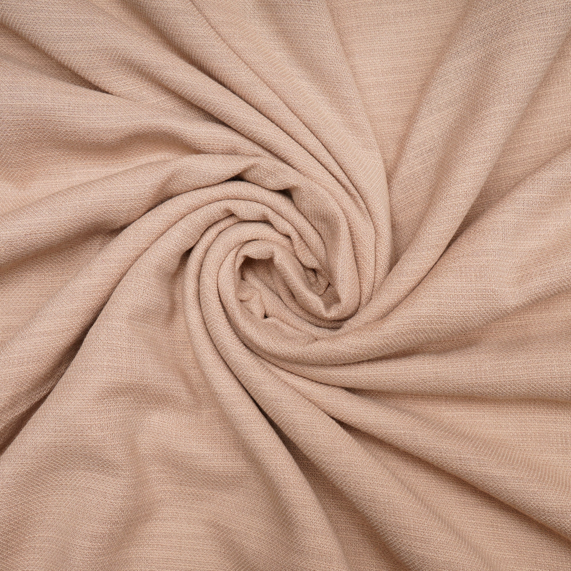 Dust Color Slub Viscose Cotton Fabric