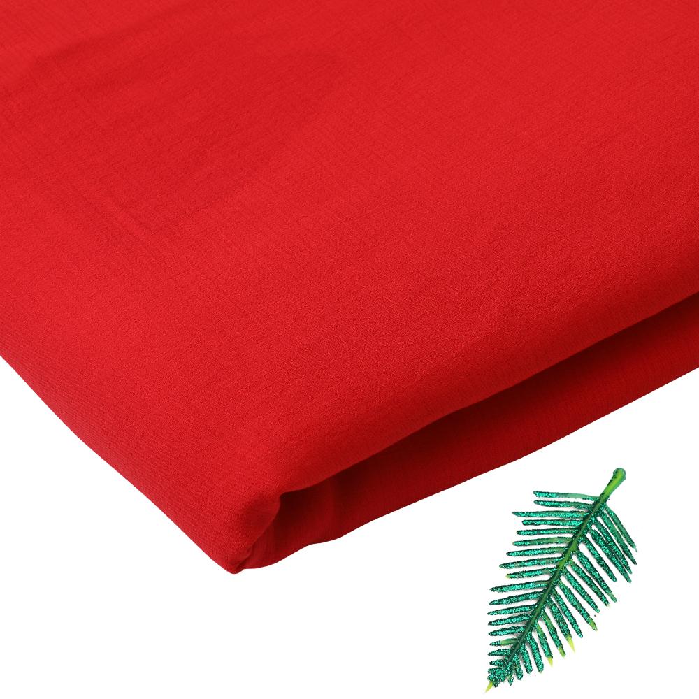 Red Color Viscose Fabric
