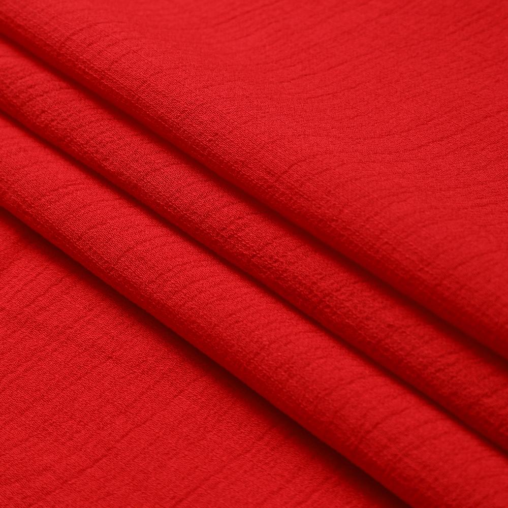 Red Color Viscose Fabric
