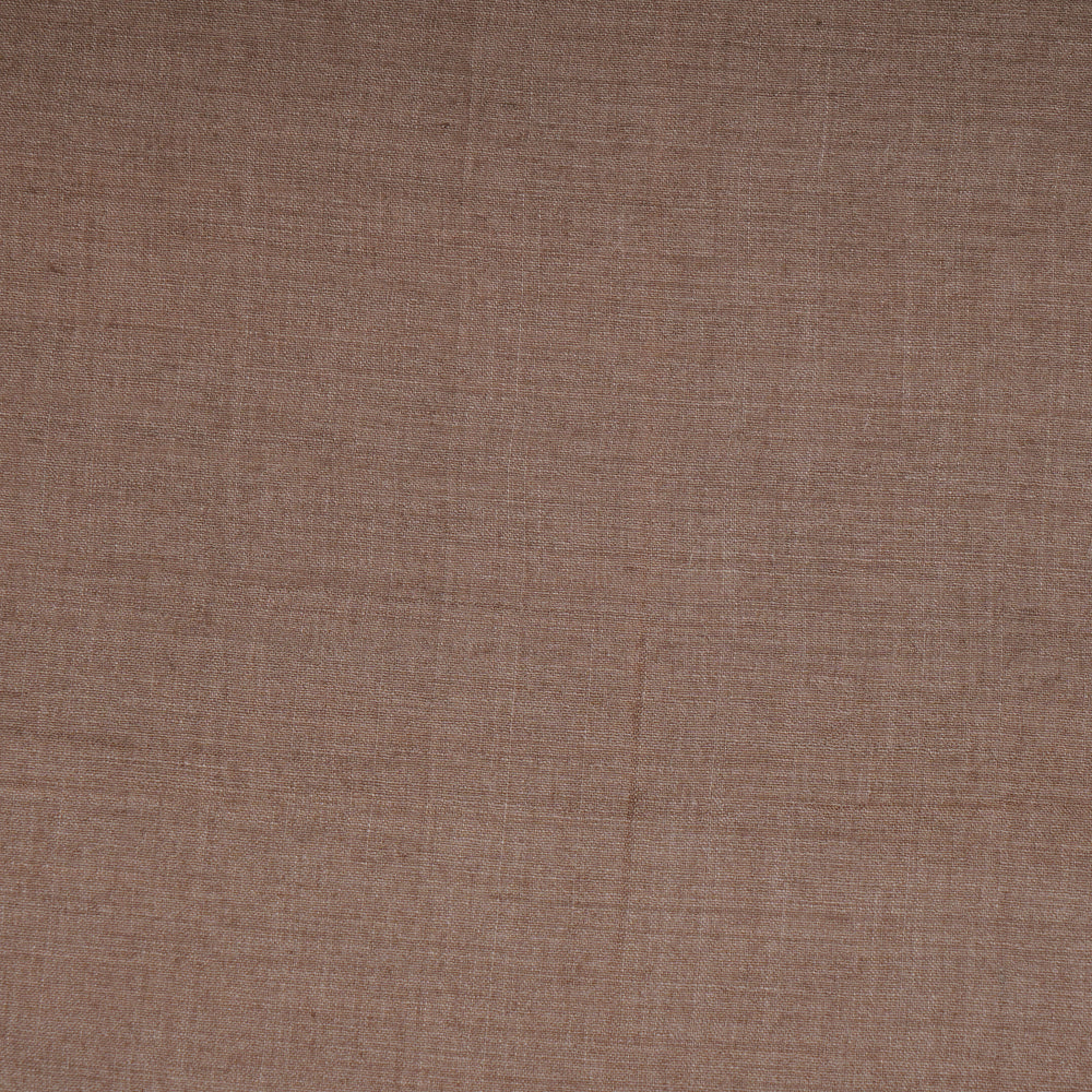 Brown Color Tussar Muga Silk Fabric