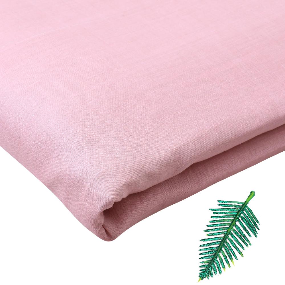 Onion Pink Color Piece Dyed Tussar Muga Silk Fabric