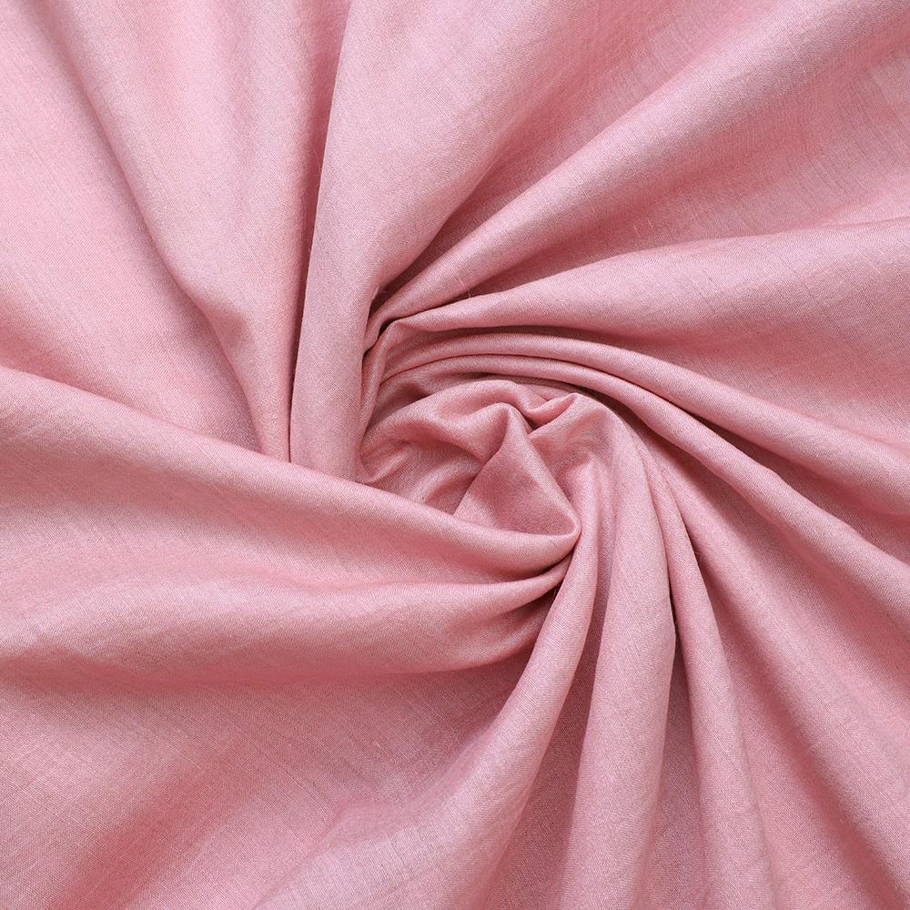 Buy Onion Pink Color Piece Dyed Tussar Muga Silk Fabric 67020/Onion Pink