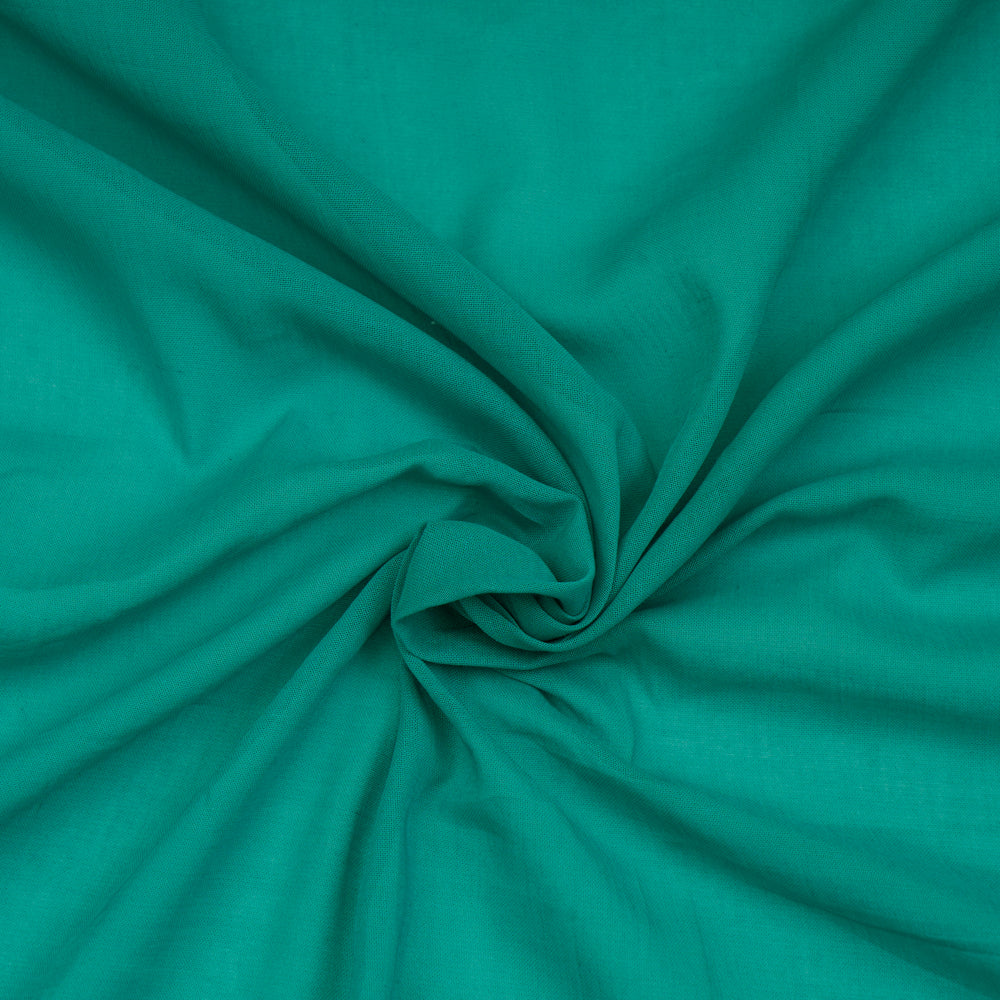 Verdigris Color Mill Dyed High Twist 2x2 Cotton Voile Fabric