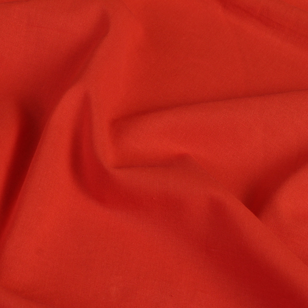 Persian Red Color Piece Dyed High Twist 2x2 Cotton Voile Fabric