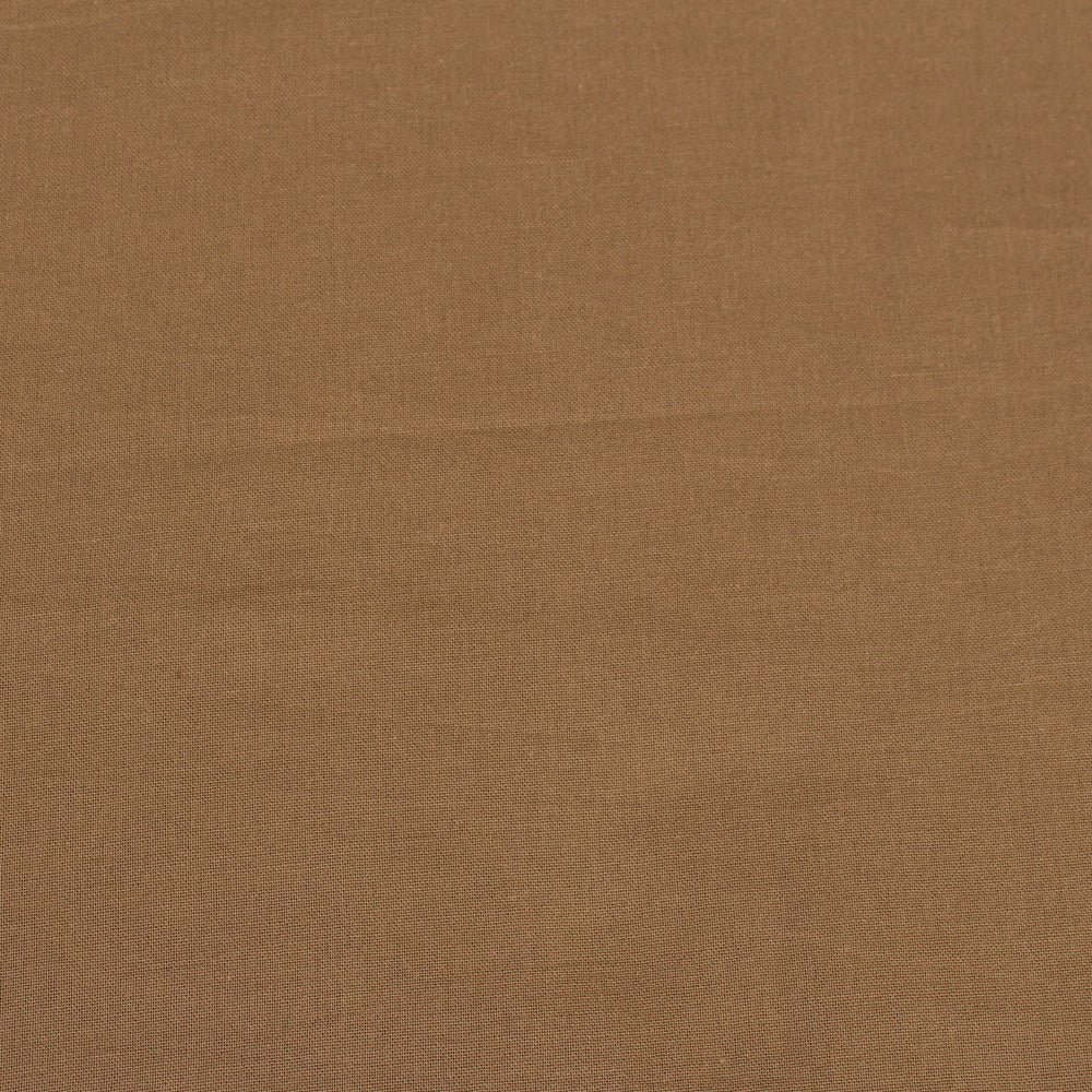 Light Brown Color Piece Dyed High Twist 2x2 Cotton Voile Fabric