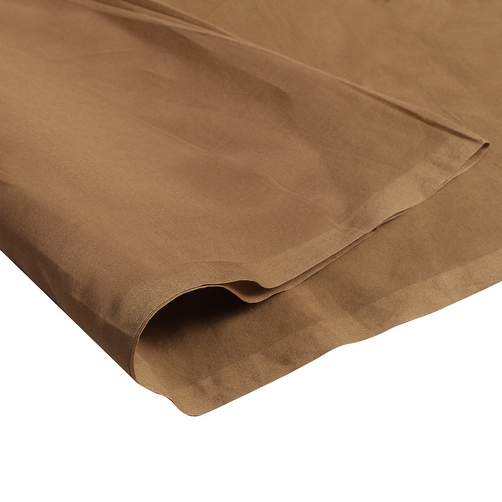 Light Brown Color Piece Dyed High Twist 2x2 Cotton Voile Fabric