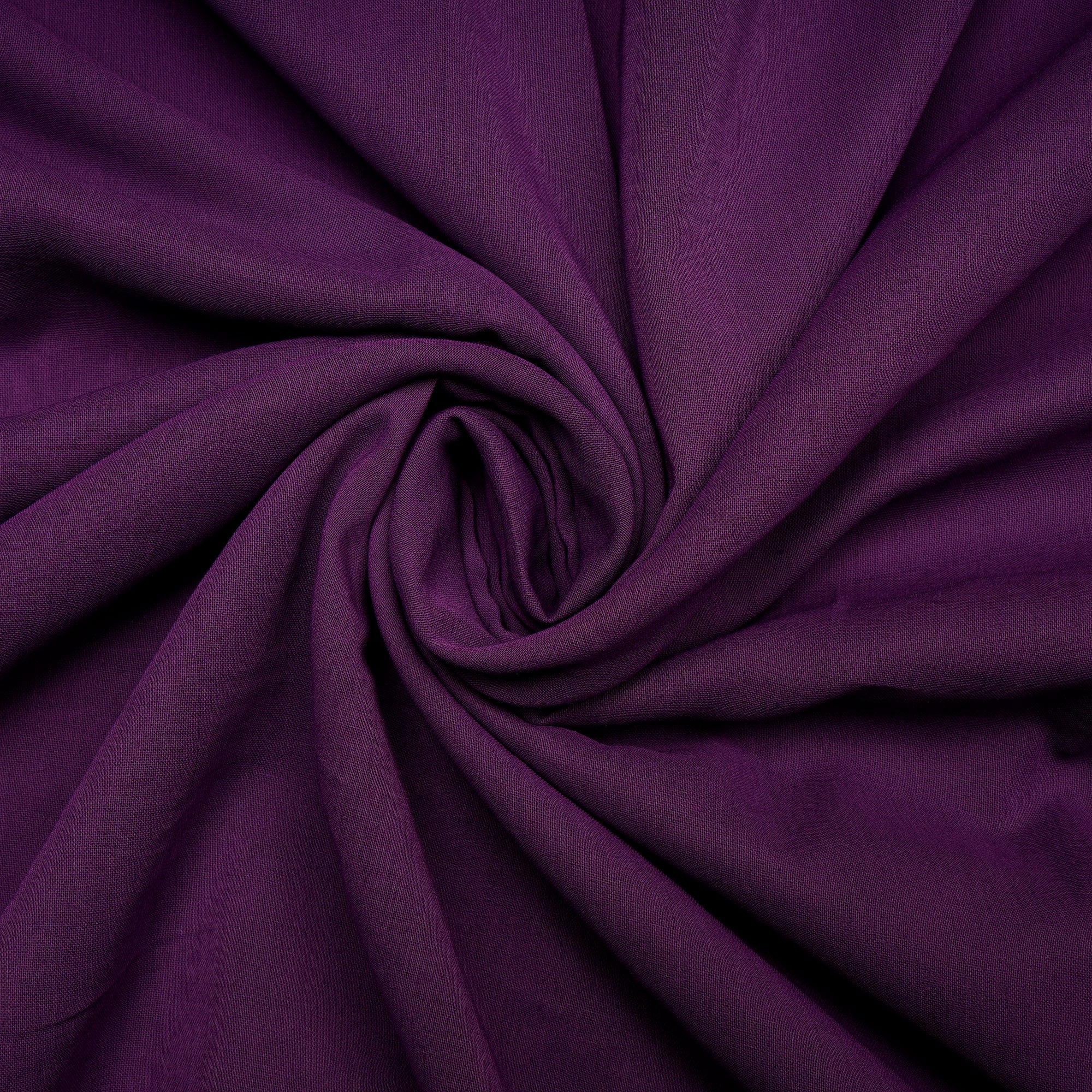 Purple Color Piece Dyed High Twist 2x2 Cotton Voile Fabric