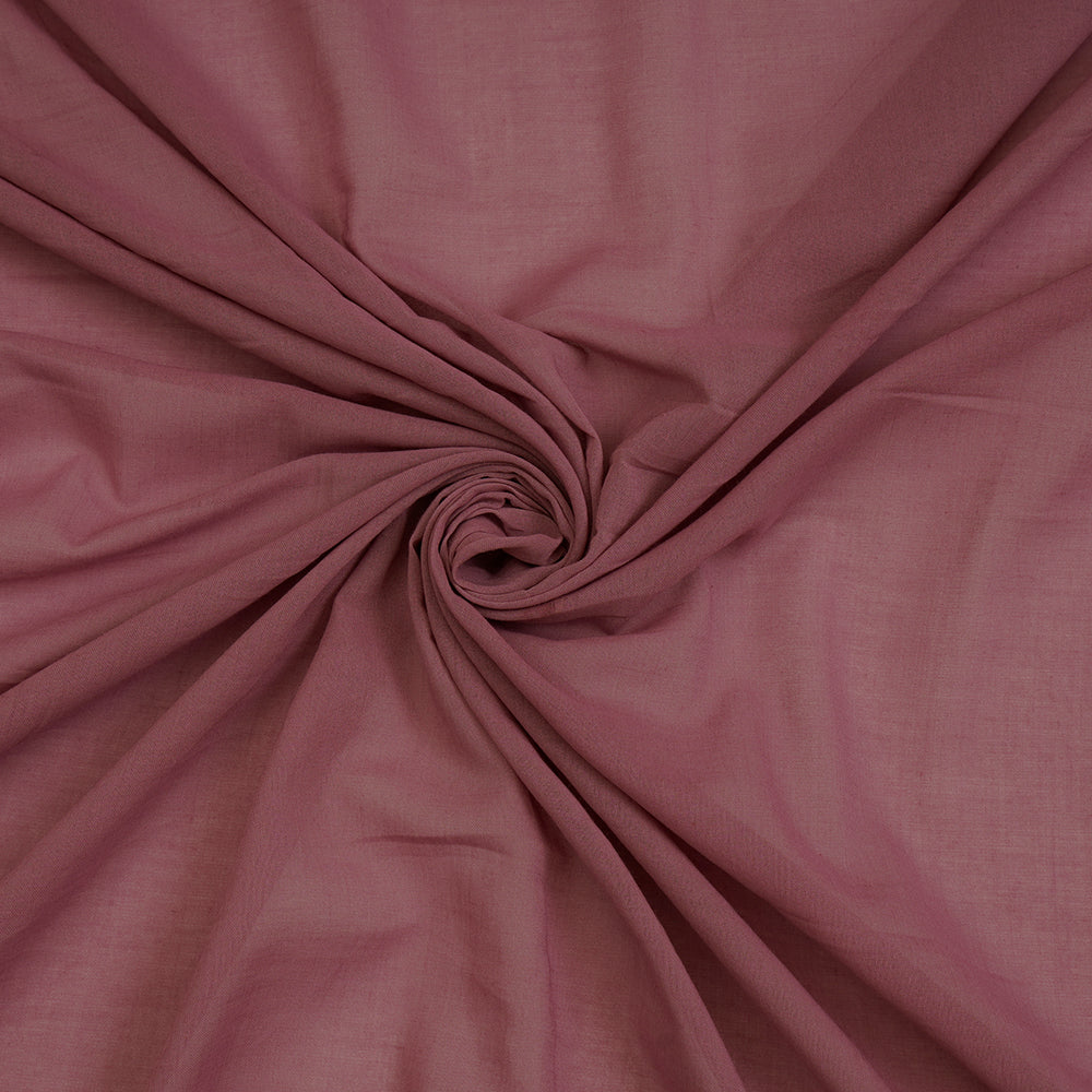 Pink Pearl Color Mill Dyed High Twist 2x2 Cotton Voile Fabric