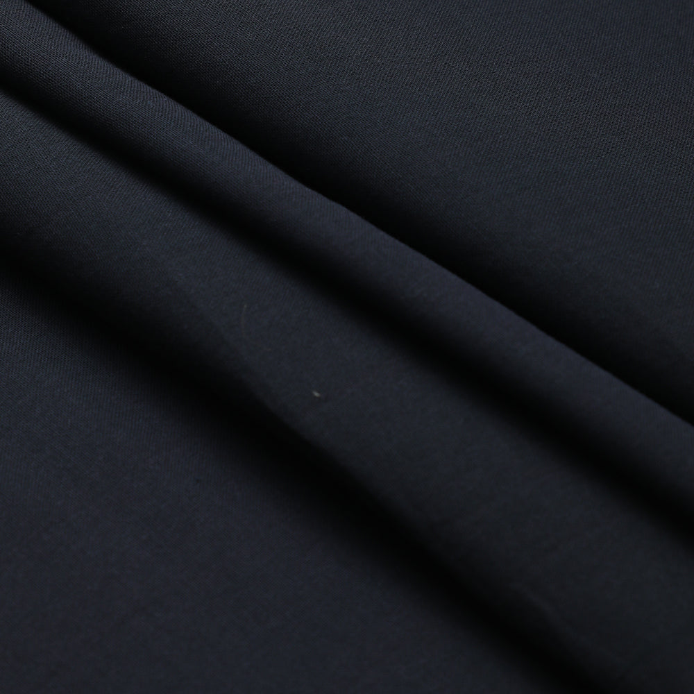 Black Color Piece Dyed High Twist 2x2 Cotton Voile Fabric