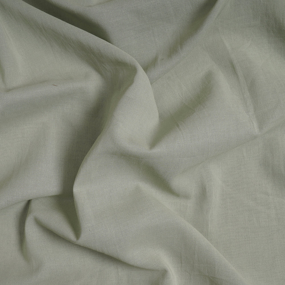 Sea Mist Color Mill Dyed High Twist 2x2 Cotton Voile Fabric
