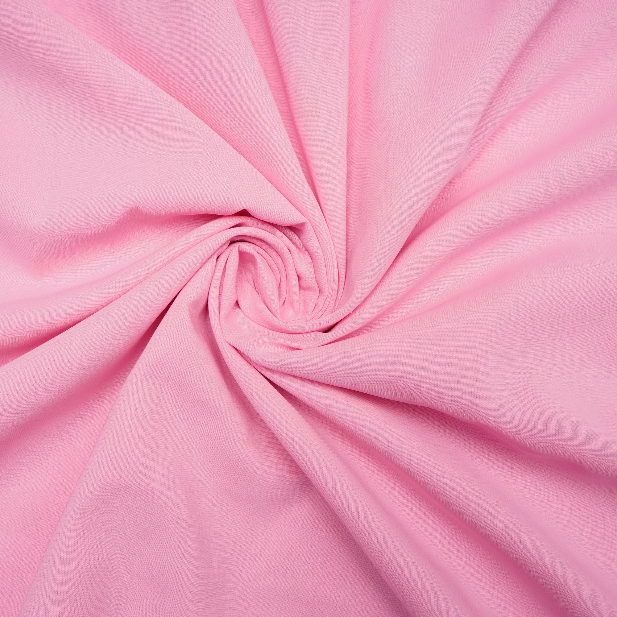 Carnation Pink Color Mill Dyed High Twist 2x2 Cotton Voile Fabric