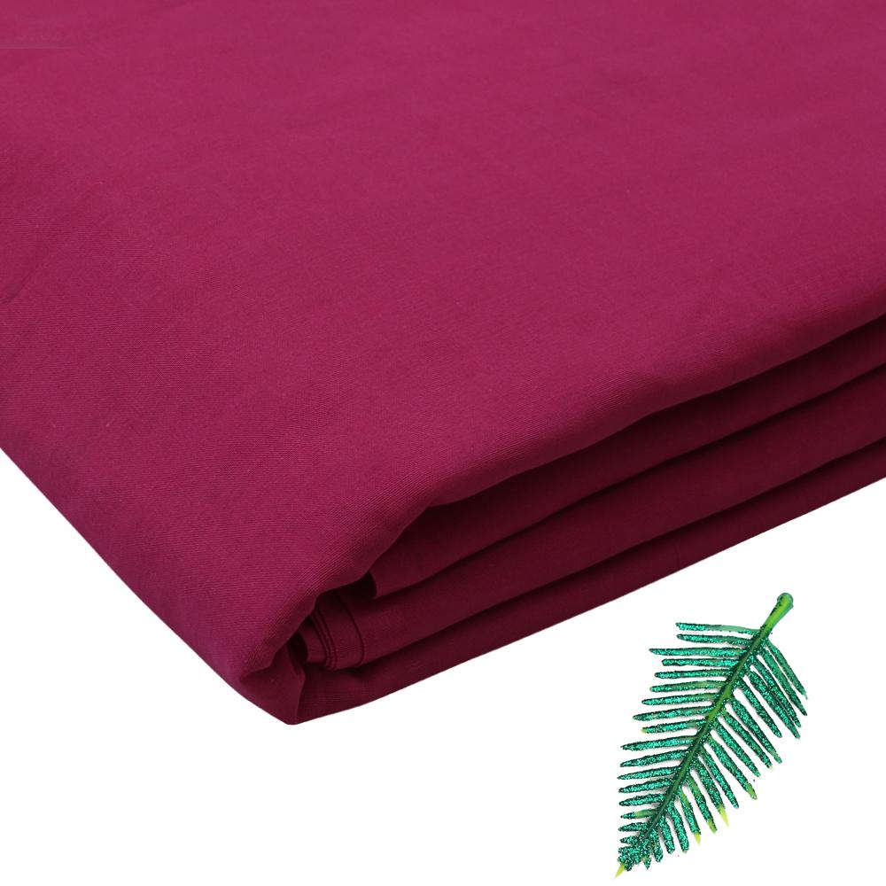 Fuchsia Color Piece Dyed High Twist 2x2 Cotton Voile Fabric