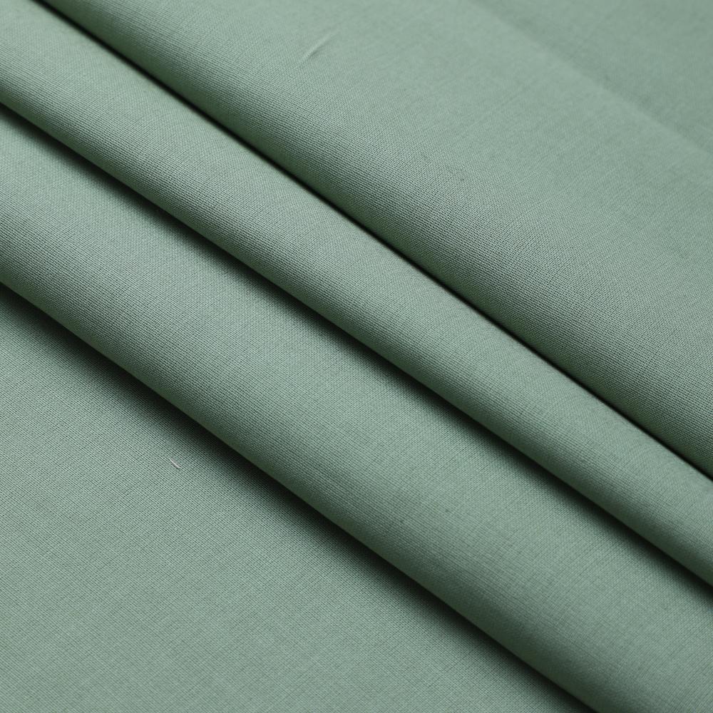Moss Green Color Piece Dyed High Twist 2x2 Cotton Voile Fabric