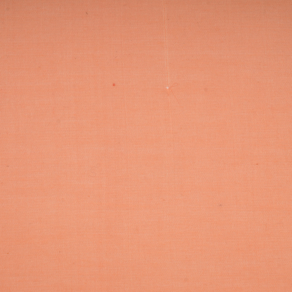 Peach Color Piece Dyed Chanderi Fabric