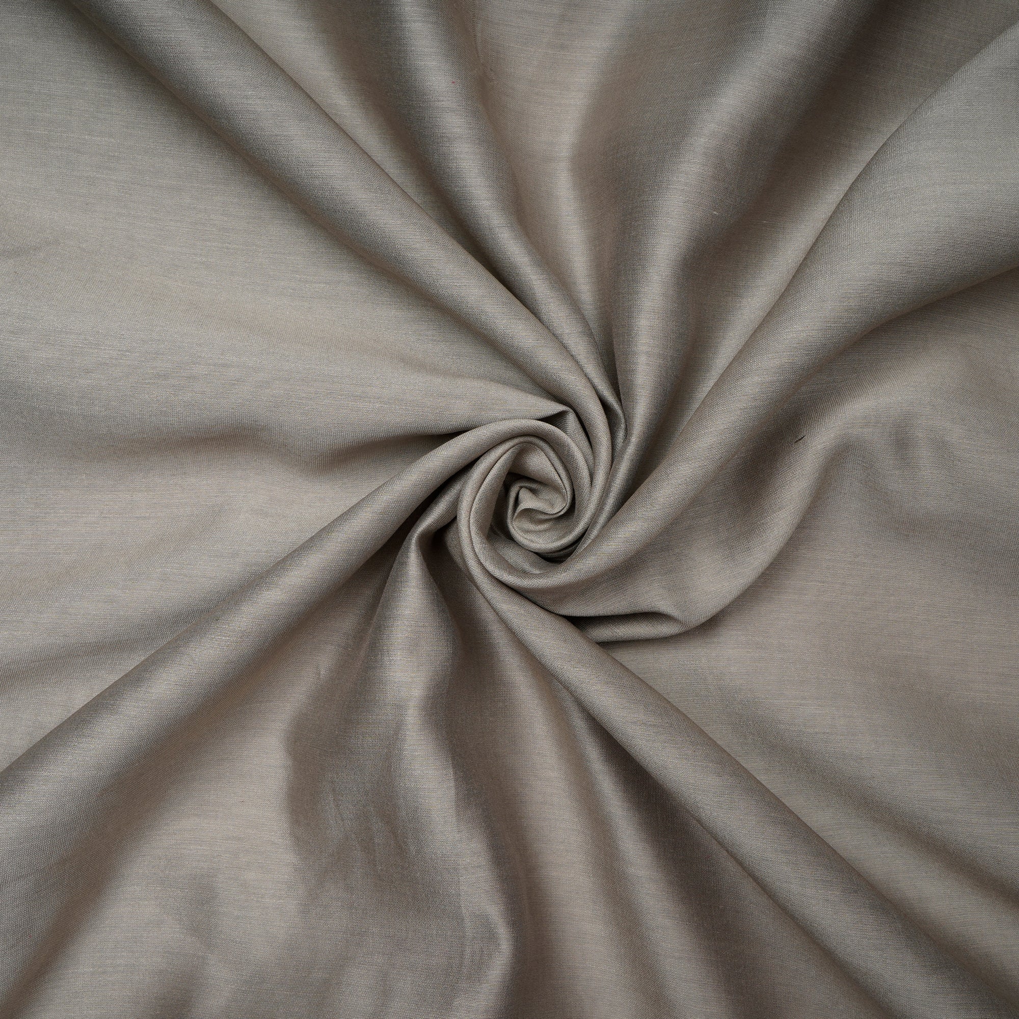 Smoke Grey Color Piece Dyed Chanderi Fabric