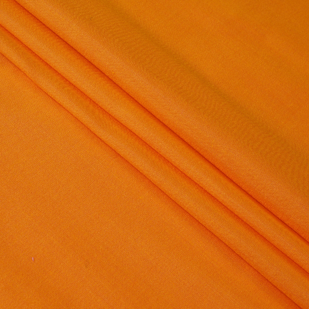 Mustard Color Natural Spun Silk Fabric