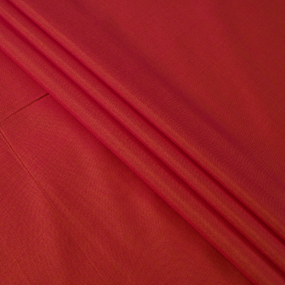 Pink Color Natural Spun Silk Fabric