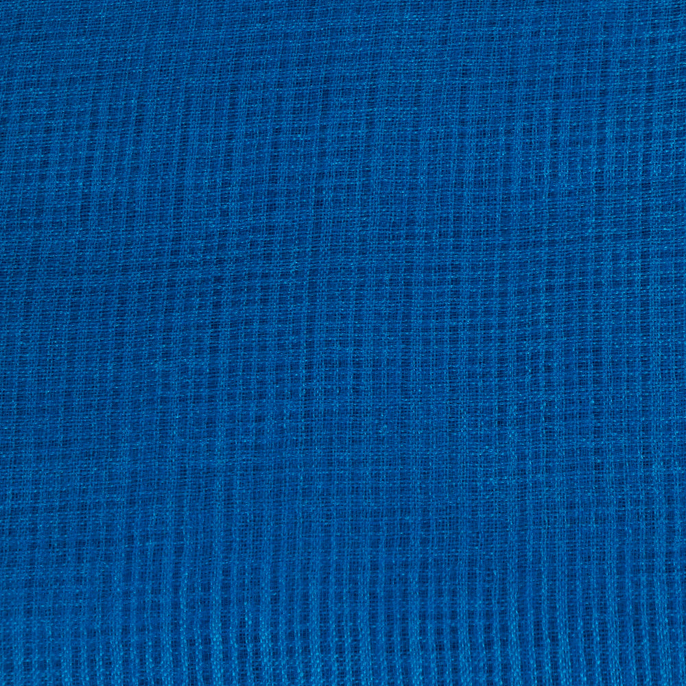 Blue Color Piece Dyed Kota Silk Fabric