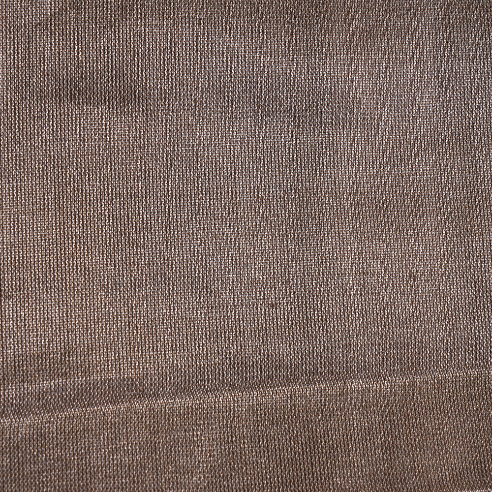 Dusty Brown Color Handwoven Tissue Fabric