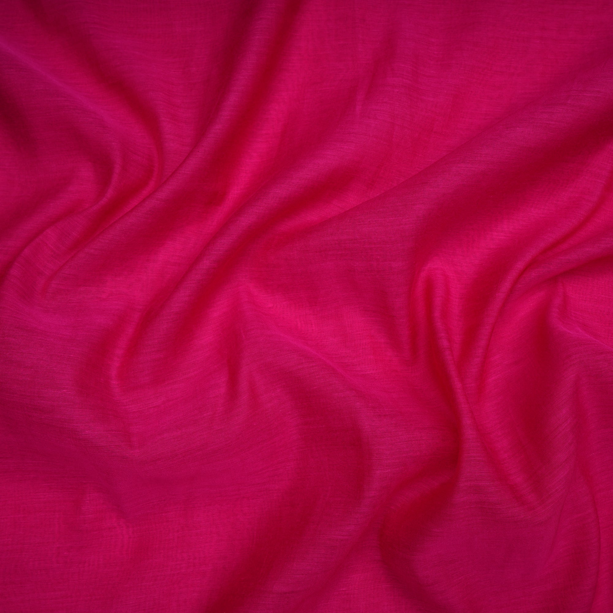 Rani Pink Piece Dyed Fine Pure Chanderi Fabric