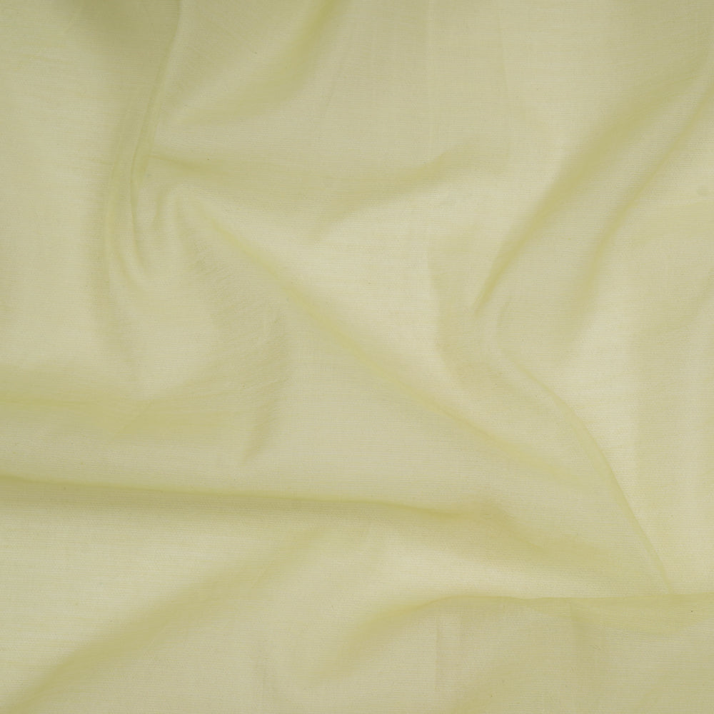 Very Light Mint Green Color Pure Chanderi Fabric