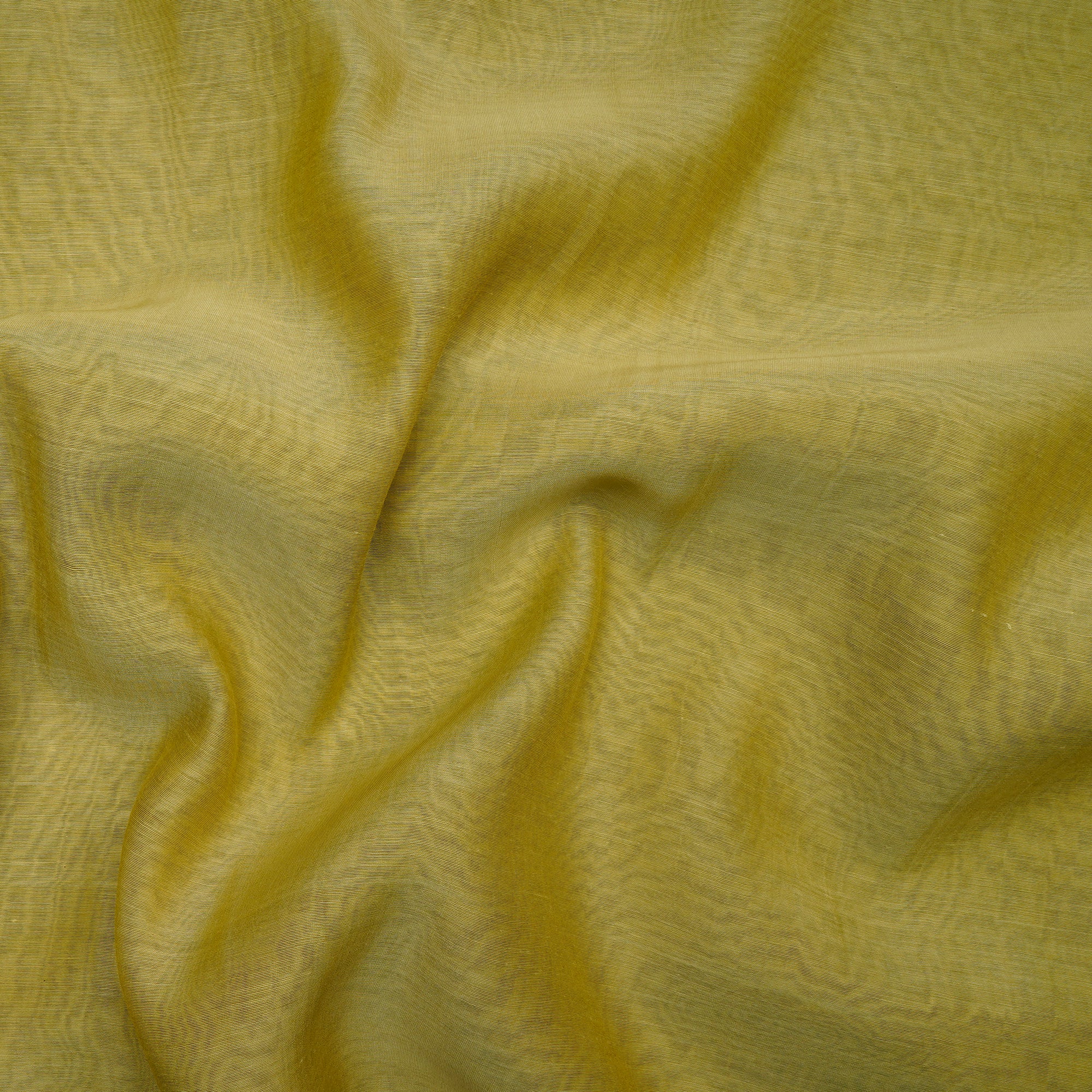 Pale Olive Color Piece Dyed Fine Chanderi Fabric