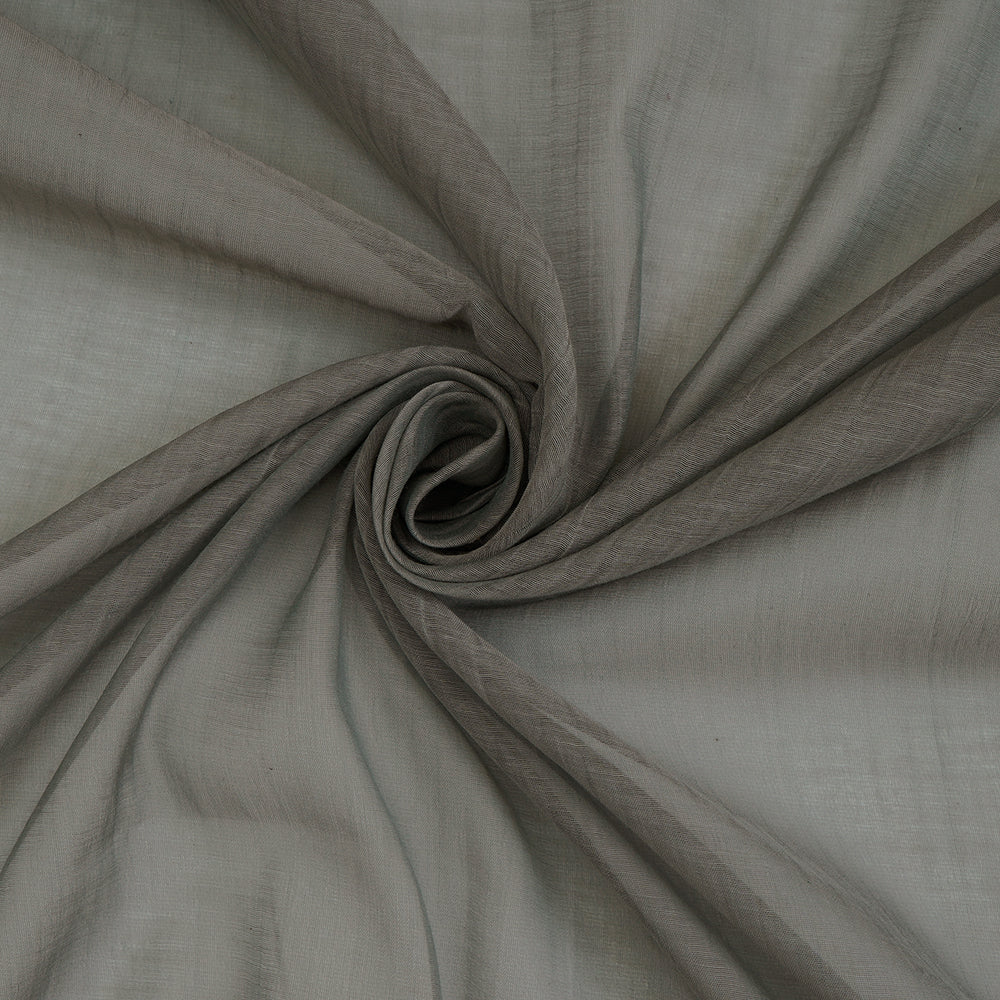 Grey Color Piece Dyed Fine Chanderi Fabric