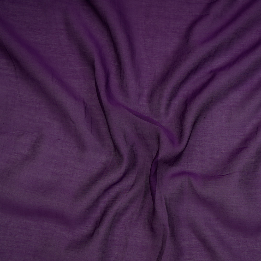 Purple Color Piece Dyed Fine Chanderi Fabric