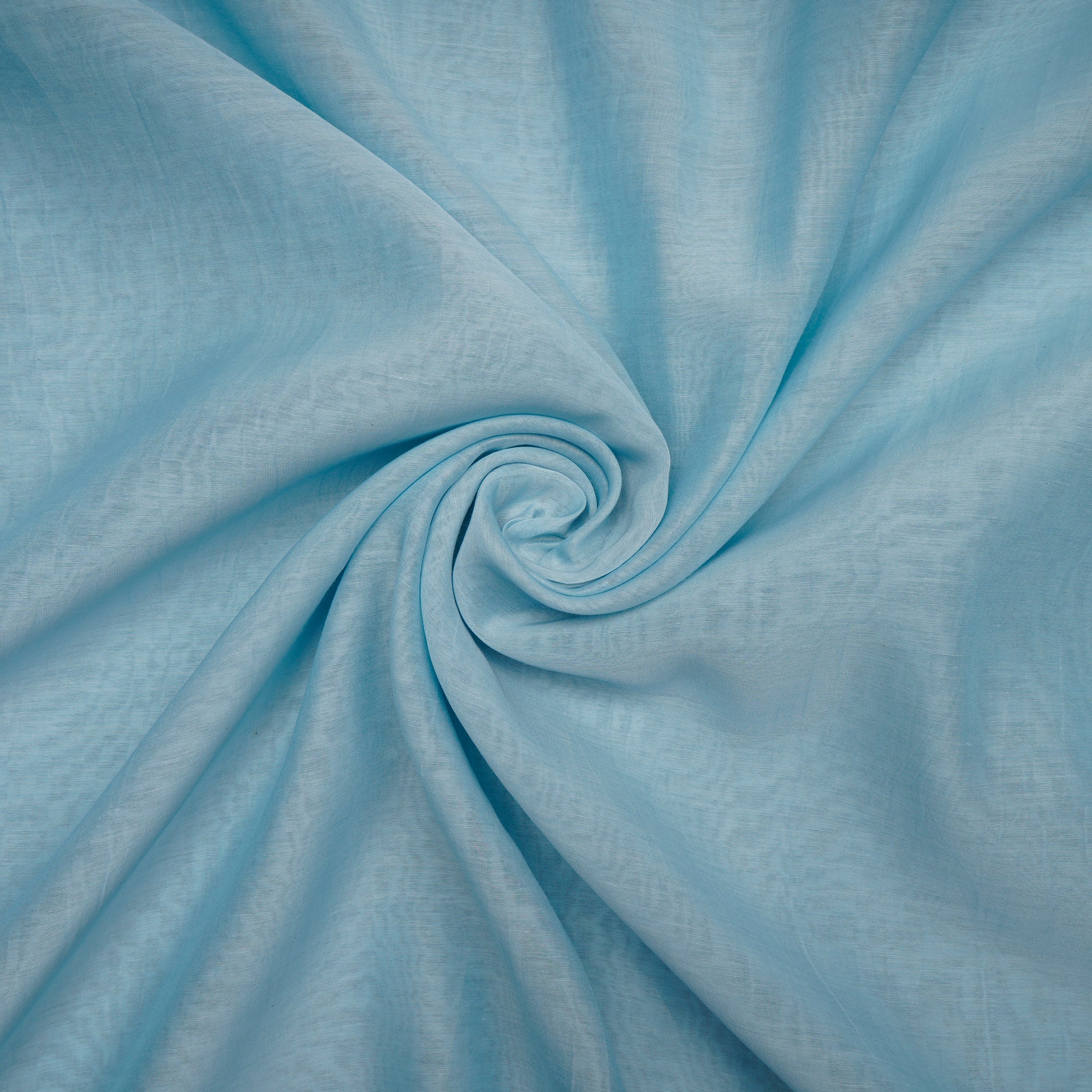 Powder Blue Color Piece Dyed Fine Chanderi Fabric