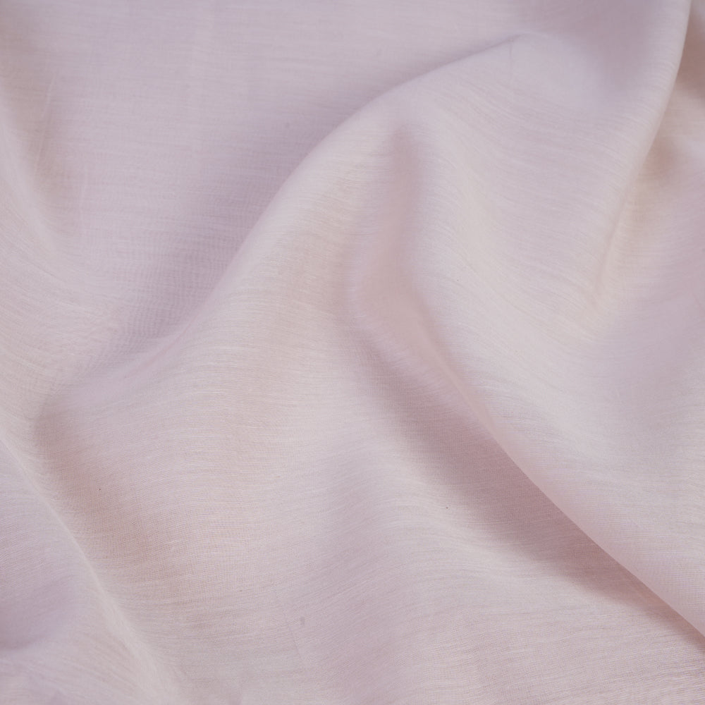 Lemonade Pink Color Piece Dyed Fine Chanderi Fabric