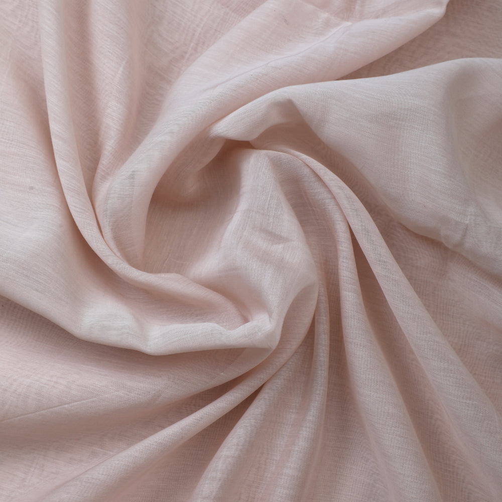 Lemonade Pink Color Piece Dyed Fine Chanderi Fabric
