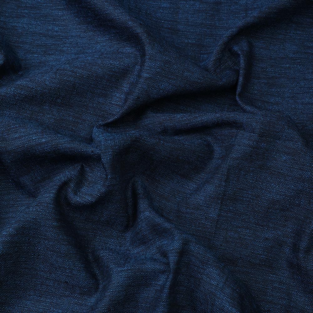 Dark Blue Color Matka Silk Fabric