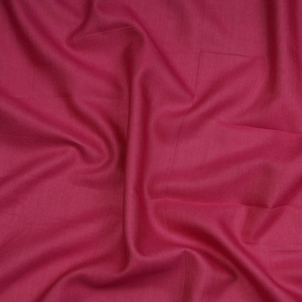 Pink Color Tussar Cotton Silk Fabric