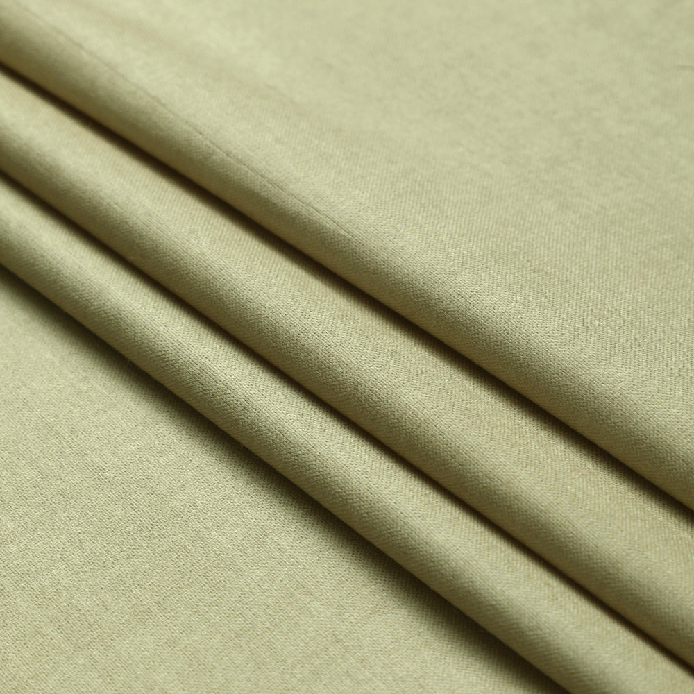 Beige Color Natural Tussar Cotton Silk Fabric
