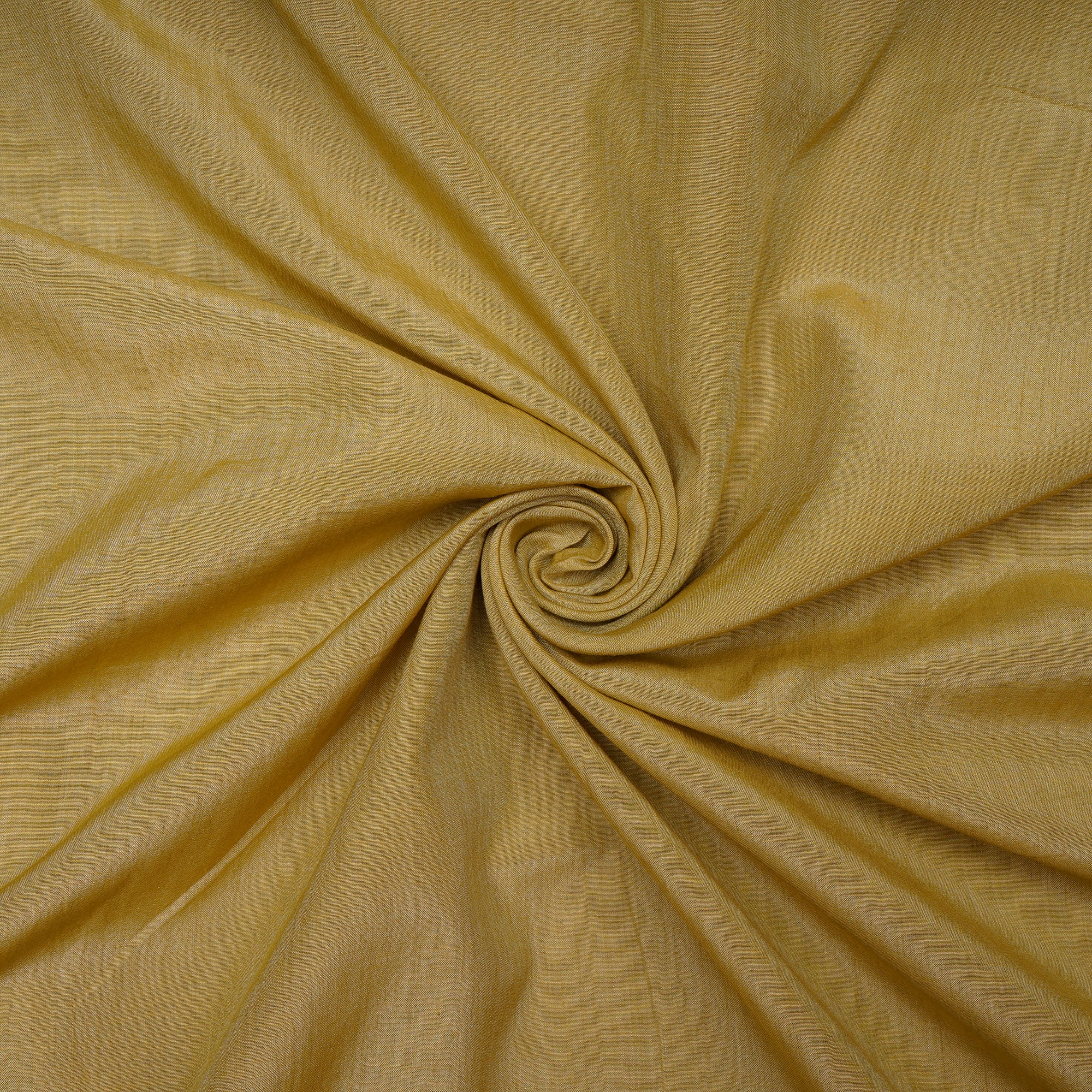 Olive Green Color Piece Dyed Tussar Chanderi Fabric