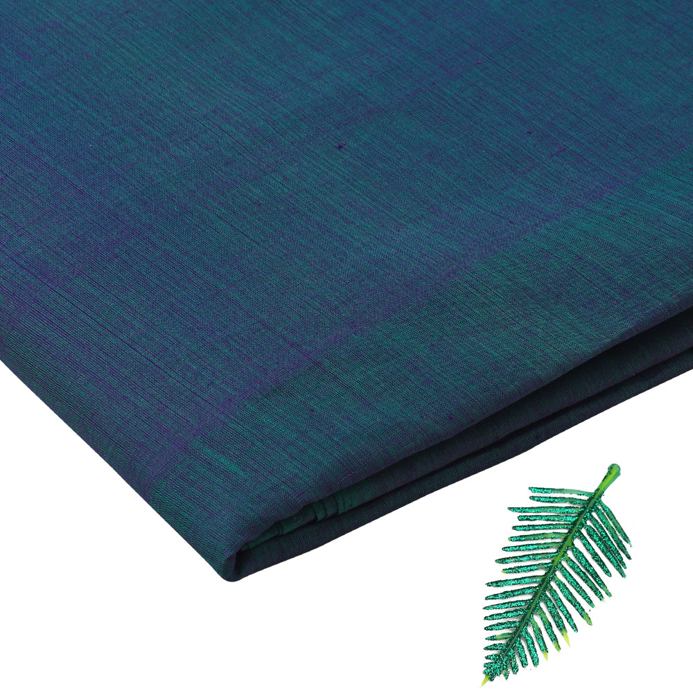Seaweed Blue Color Mangalgiri Cotton Fabric