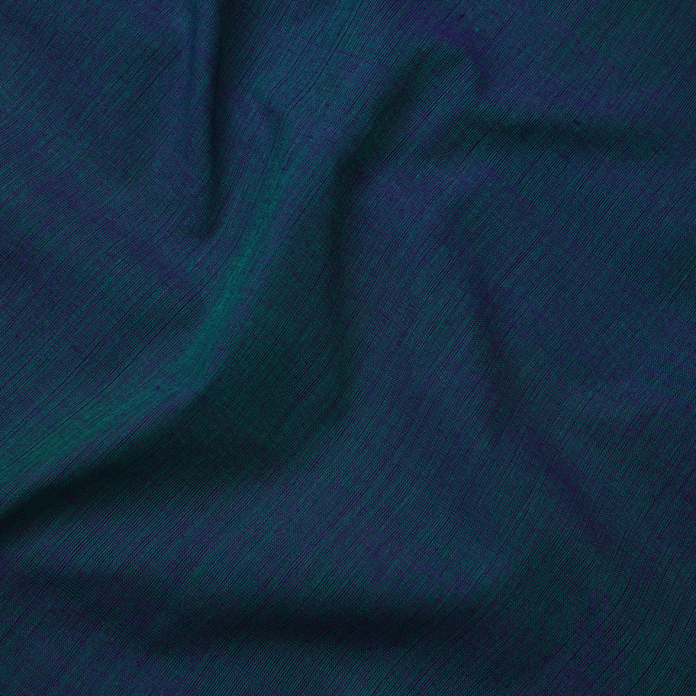 Seaweed Blue Color Mangalgiri Cotton Fabric