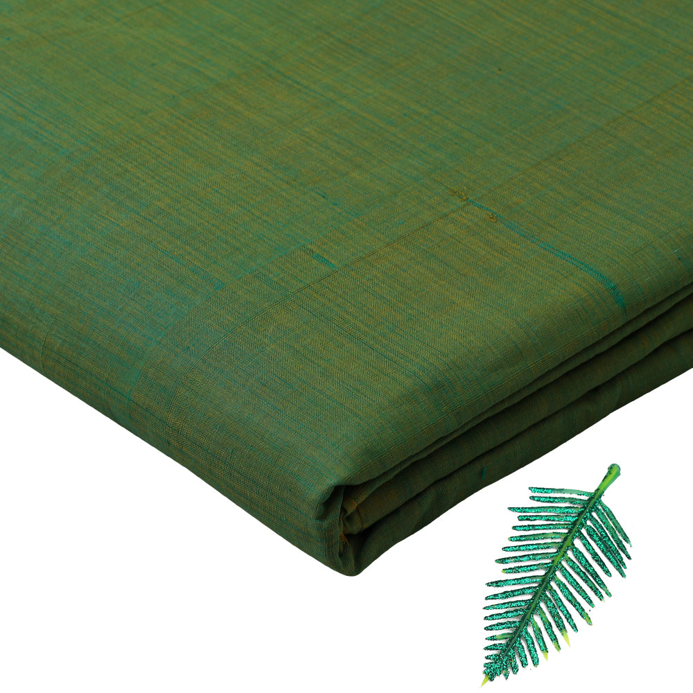 Chartreuse Green Color Mangalgiri Cotton Fabric