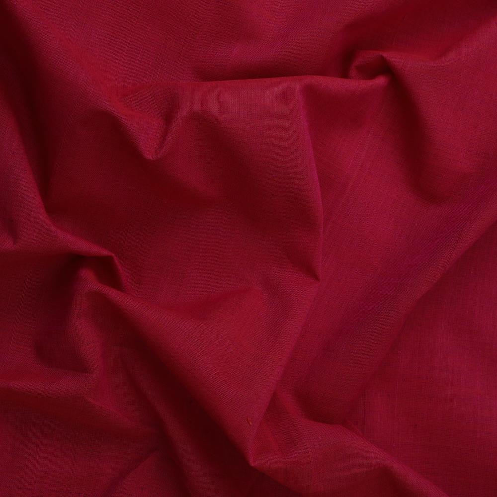 Burgundy Color Mangalgiri Cotton Fabric