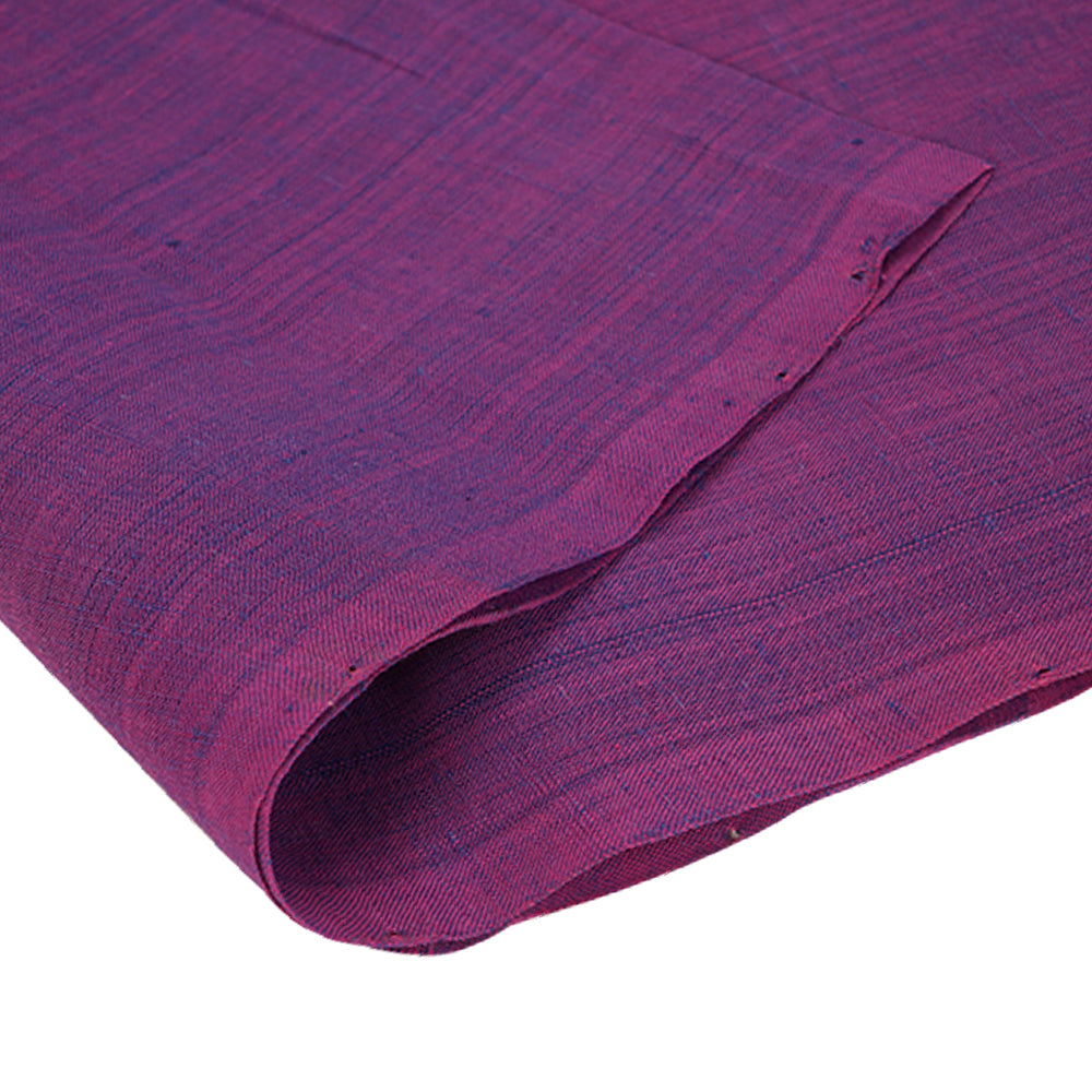Purple Color Mangalgiri Cotton Fabric