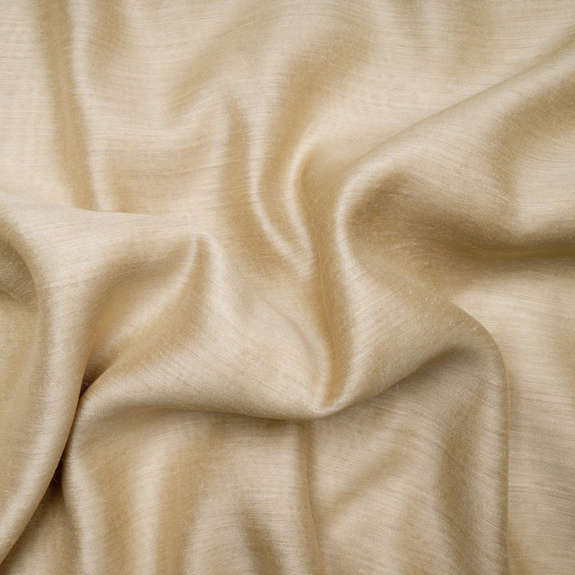 Cream Color Muga Silk Fabric