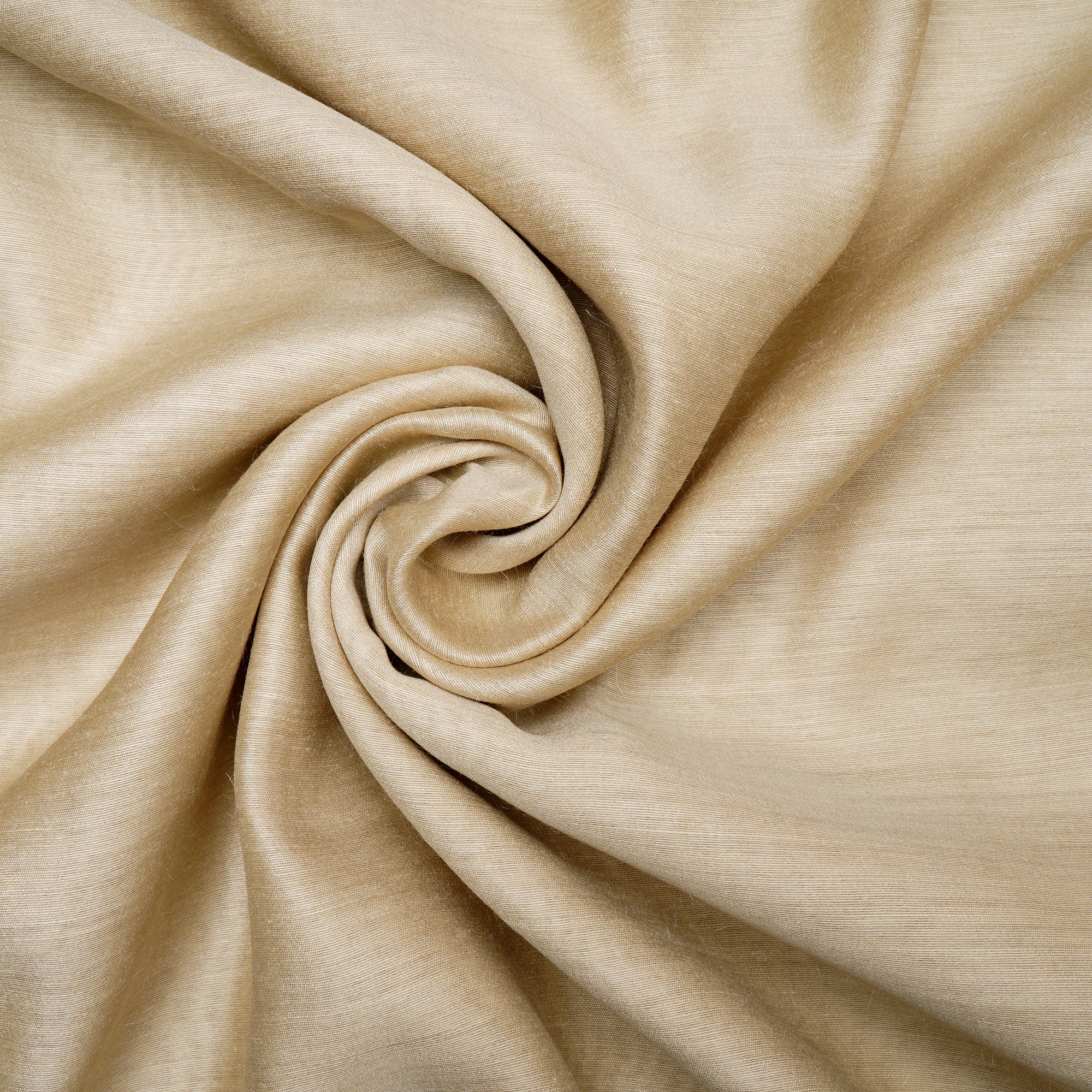 Cream Color Muga Silk Fabric
