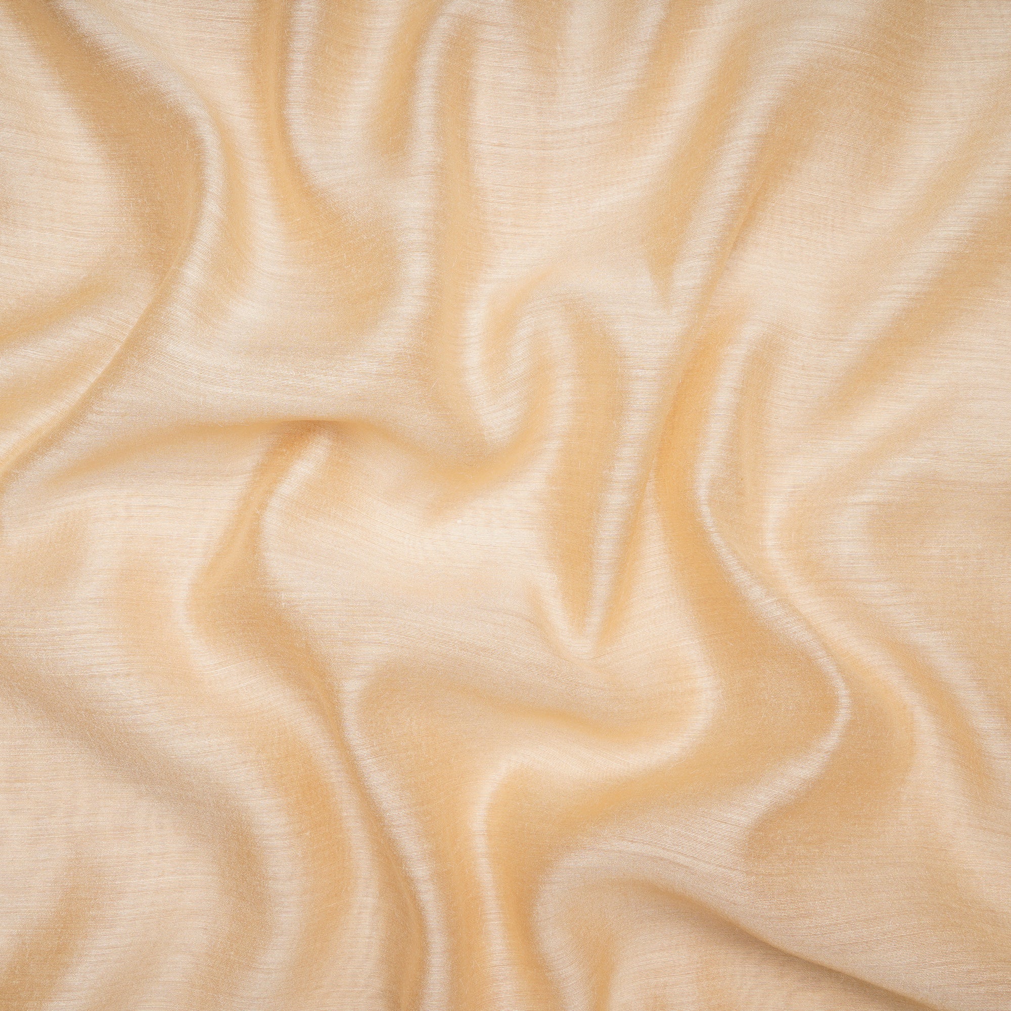 Cream Piece Dyed Pure Muga Silk Fabric