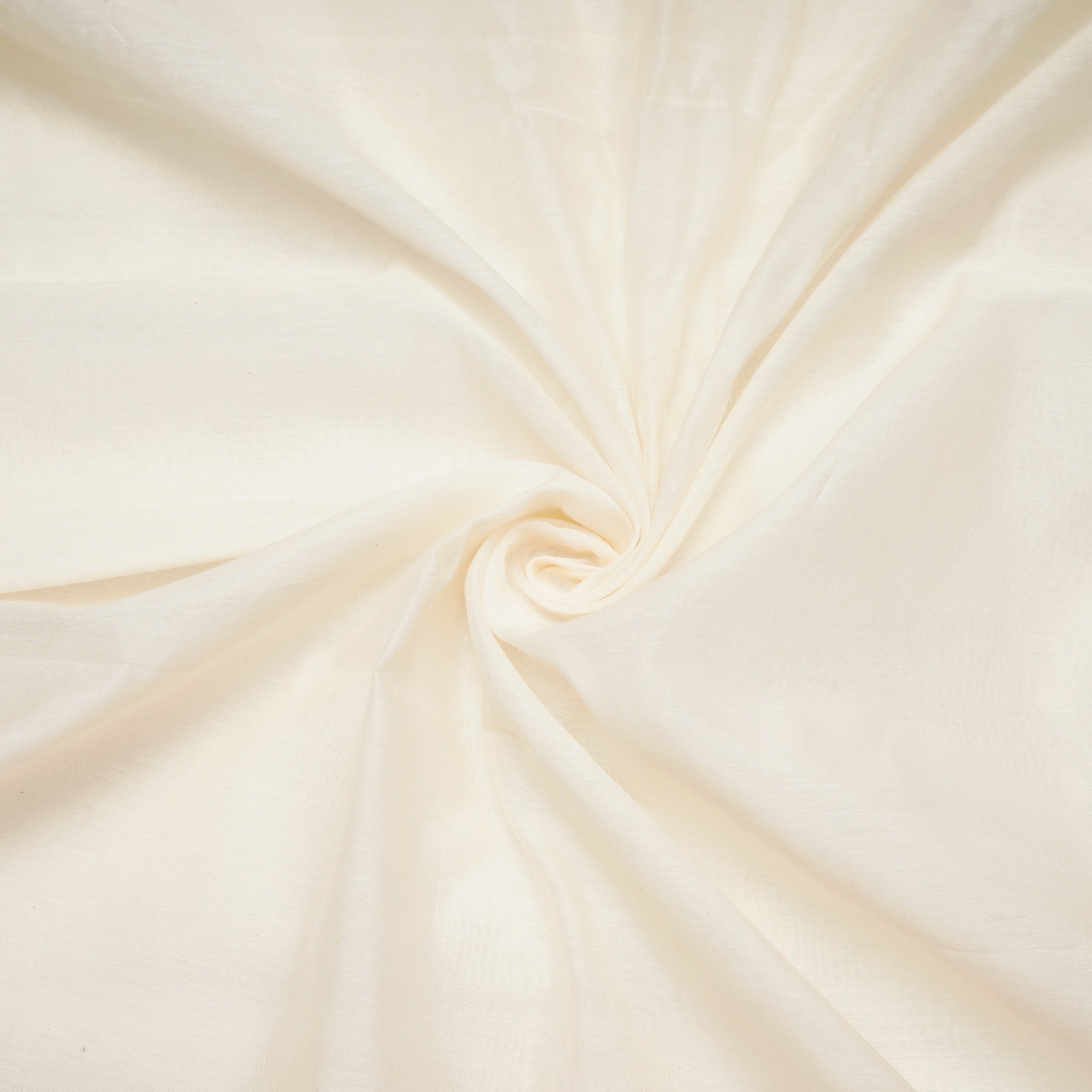 Off White Color 60 GLM Autoloom Silk Chanderi Dyeable Fabric