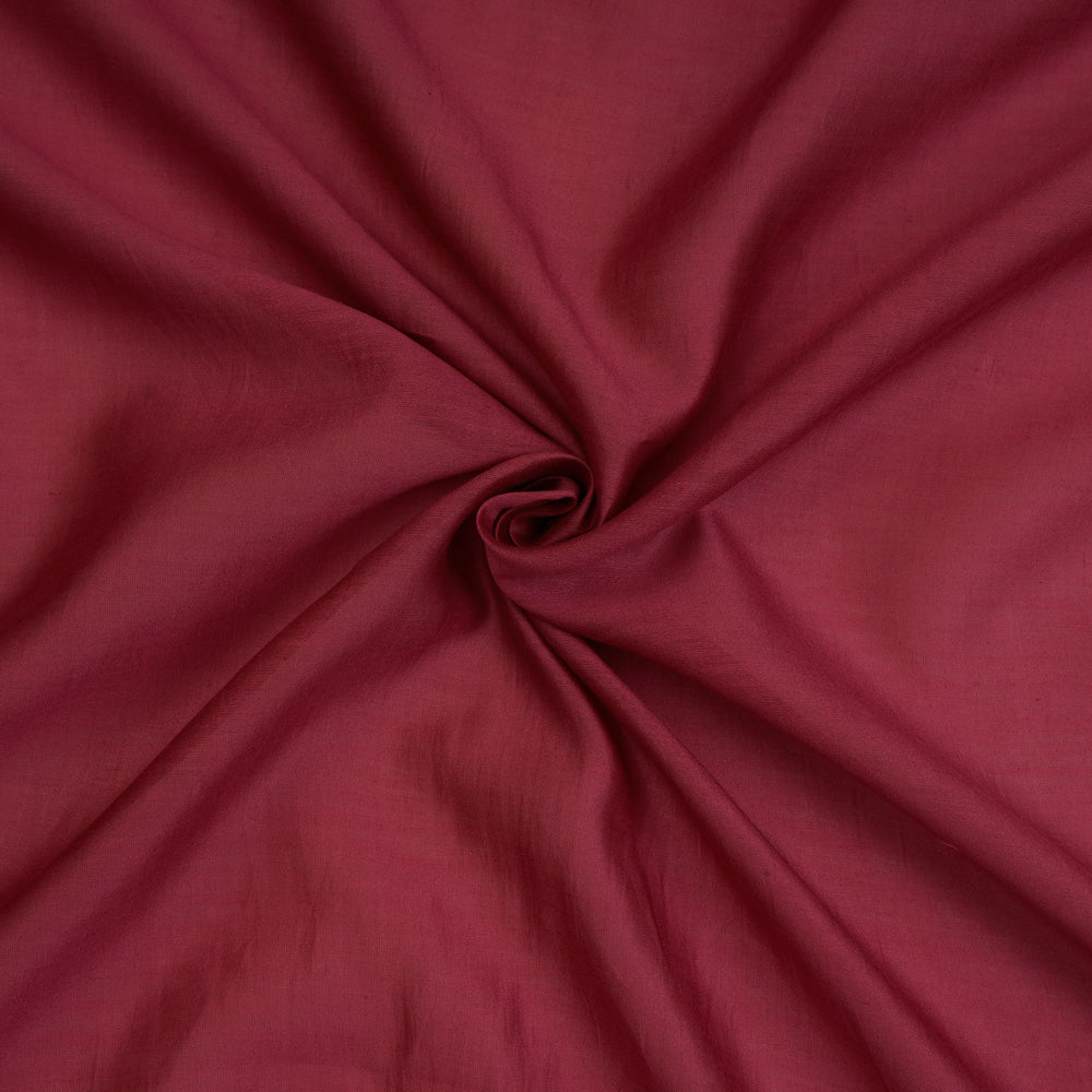 Deep Rose Color Pure Rapier Chanderi Fabric