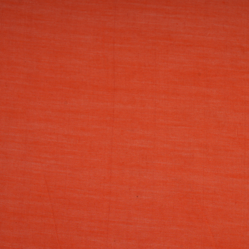 Orange Color Pure Rapier Chanderi Fabric
