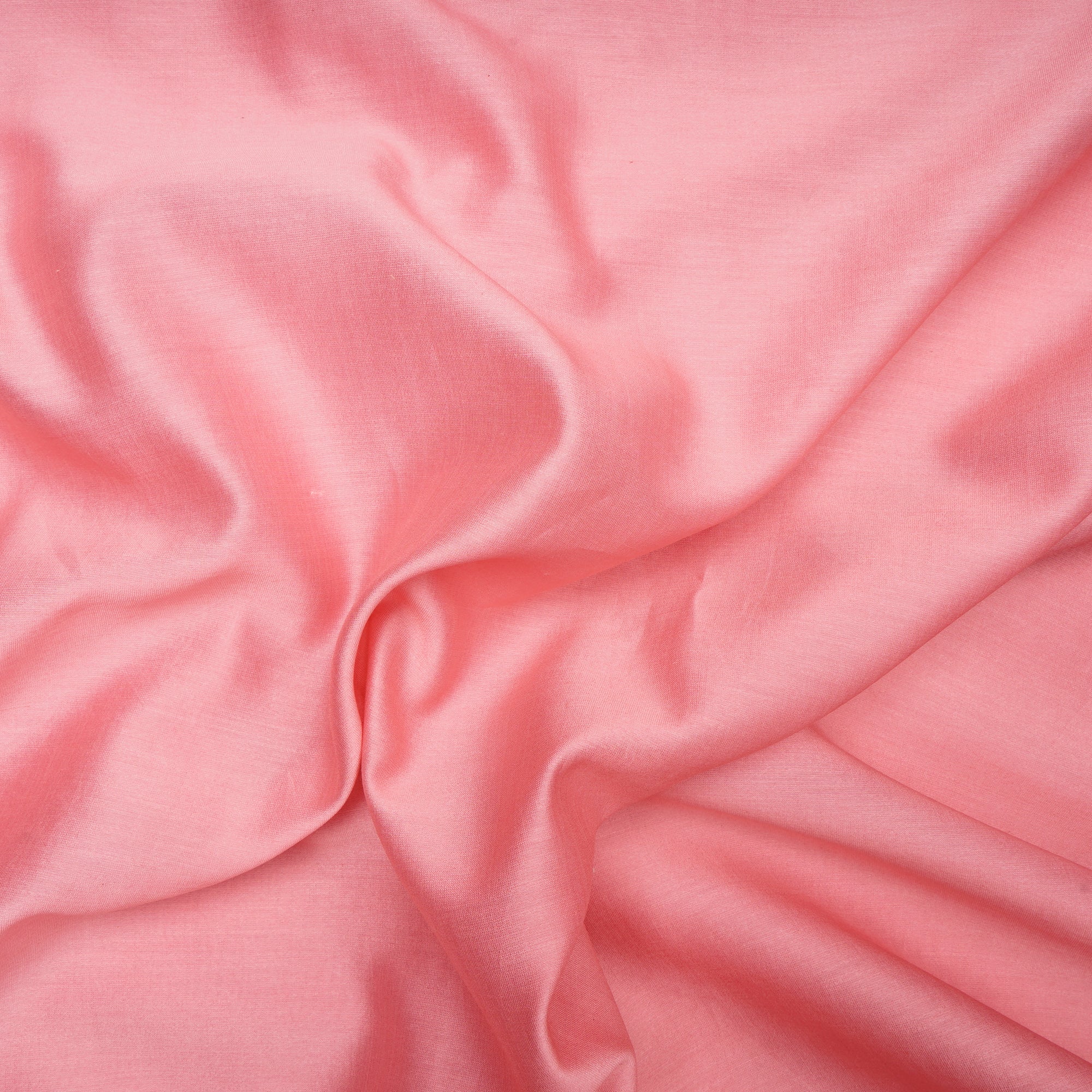 Blush Pink Piece Dyed Rapier Loom Pure Chanderi Fabric