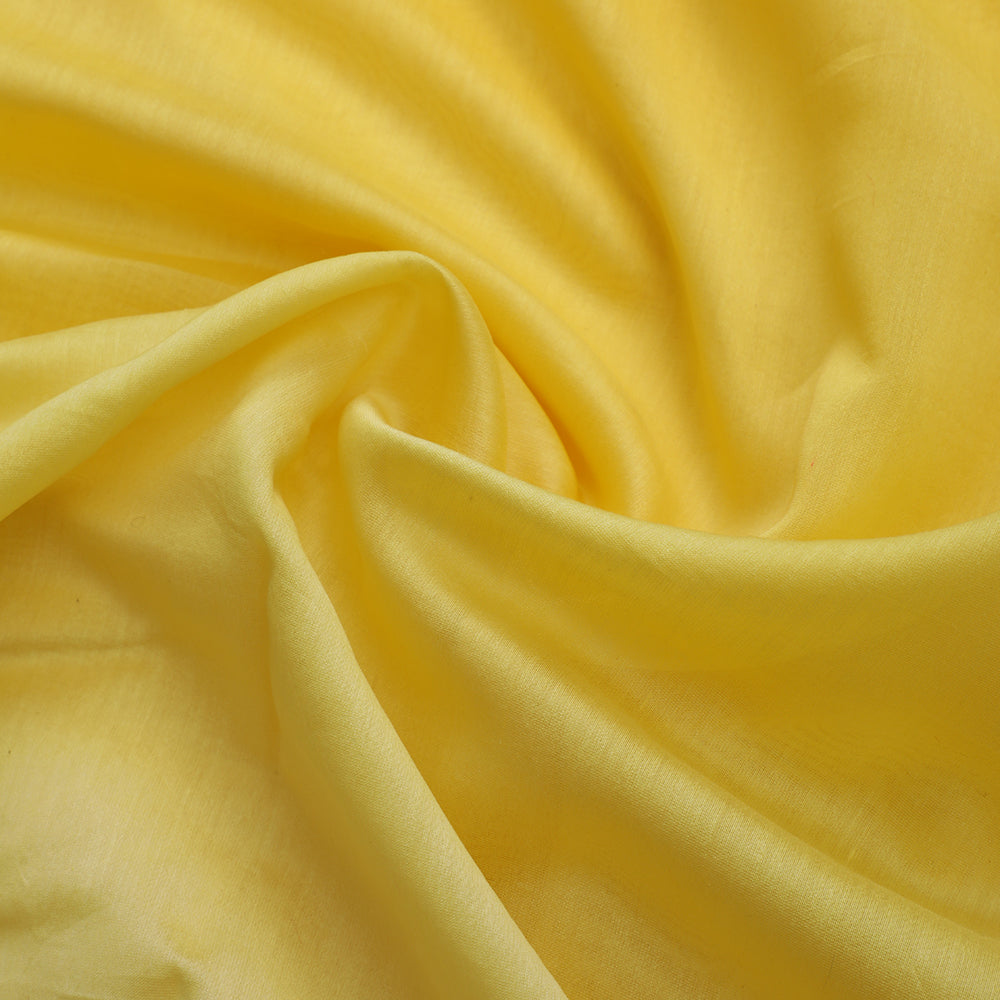 Yellow Color Ombre Dyed Chanderi Fabric
