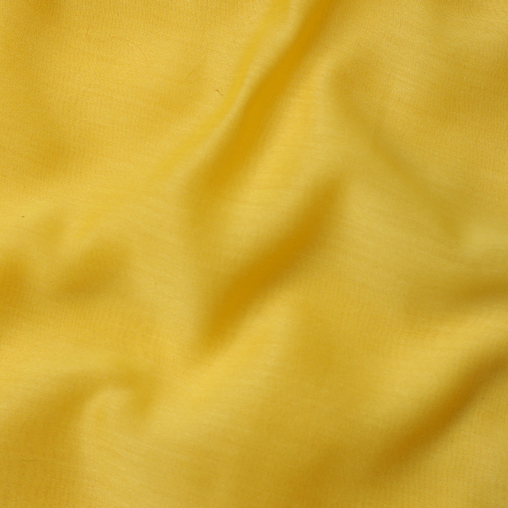 Yellow Color Ombre Dyed Chanderi Fabric
